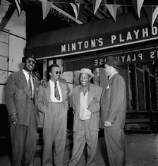 Portrait of Thelonious Monk, Howard McGhee, Roy Eldridge, and Teddy...Minton's Playhouse, N.Y., 1947 Creator: William Paul Gottlieb
