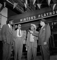 Portrait of Thelonious Monk, Howard McGhee, Roy Eldridge, and Teddy...Minton's Playhouse, N.Y., 1947 Creator: William Paul Gottlieb