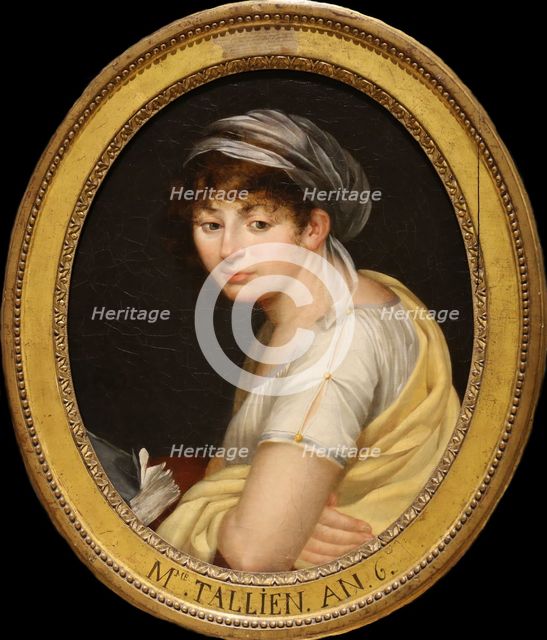 Portrait of Thérésa Cabarrus, Madame Tallien (1773-1835), 1798.