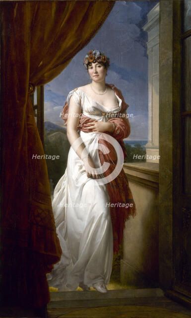 Portrait of Thérésa Cabarrus, Madame Tallien (1773-1835), 1805. Creator: Gérard, François Pascal Simon (1770-1837).