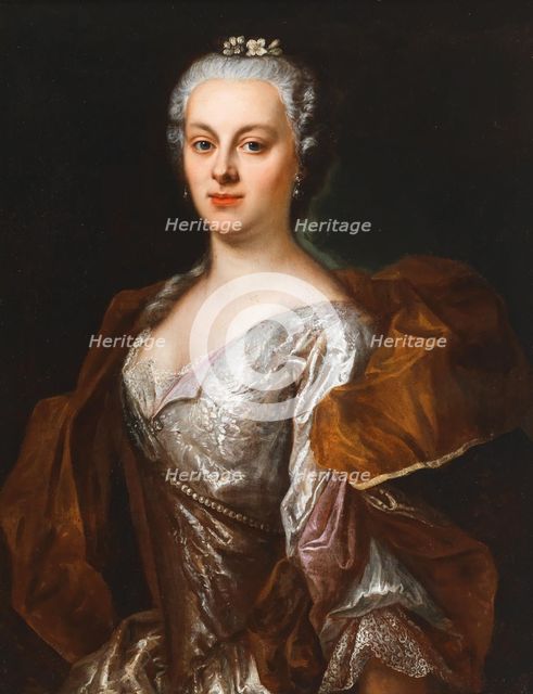 Portrait of Therese Emanuela of Bavaria (1723-1743), 18th century. Creator: Anonymous.