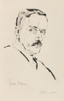 Portrait of Thomas Mann (1875-1955), 1924. Creator: Dannemann, Karl (1896-1945)