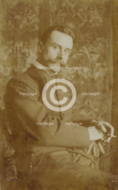 Portrait of Thomas Mann (1875-1955), c.1902. Creator: Anonymous.