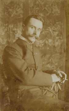 Portrait of Thomas Mann (1875-1955), c.1902. Creator: Anonymous