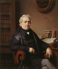 Portrait of Thomas-Marie-François Sauvage (1794-1877), 1850. Creator: Lavergne, Claudius (1815-1887)