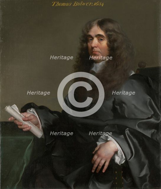 Portrait of Thomas Bulwer, 1654. Creator: Gerard Van Soest.