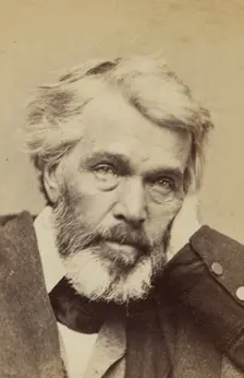 Portrait of Thomas Carlyle, about 1860-1881. Creator: Unknown