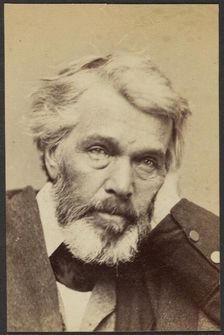 Portrait of Thomas Carlyle, about 1860-1881. Creator: Unknown