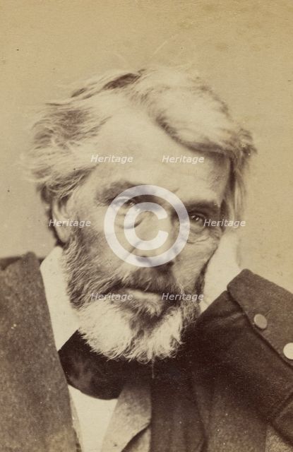 Portrait of Thomas Carlyle, about 1860-1881. Creator: Unknown.
