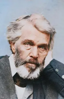 Portrait of Thomas Carlyle, about 1860-1881. Creator: Unknown