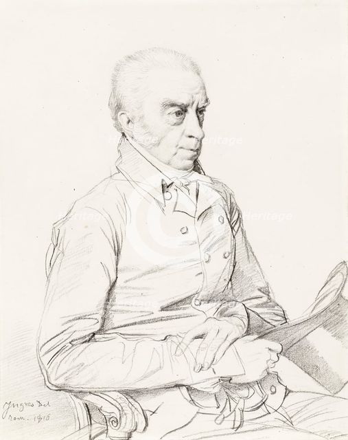 Portrait of Thomas Church, 1816. Creator: Jean-Auguste-Dominique Ingres.