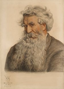 Portrait of Thomas Combe, Printer to the University (1796-1872). Artist: William Holman Hunt