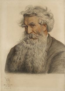 Portrait of Thomas Combe, Printer to the University (1796-1872). Artist: William Holman Hunt