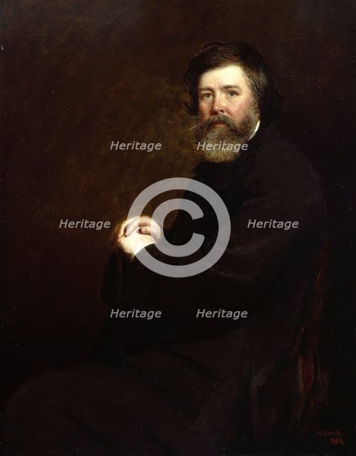Portrait of Thomas Creswick, R.A., 1862. Creator: William Powell Frith.