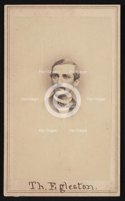 Portrait of Thomas Egleston (1832-1900), Between 1863 and 1875. Creator: George Gardner Rockwood.
