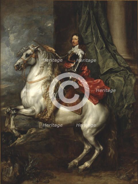 Portrait of Thomas Francis of Savoy, Prince of Carignano (1596-1656), 1634-1635. Creator: Dyck, Sir Anthony van (1599-1641).