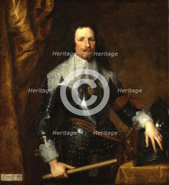 Portrait of Thomas Francis of Savoy, Prince of Carignano (1596-1656). Creator: Dyck, Sir Anthony van (1599-1641).