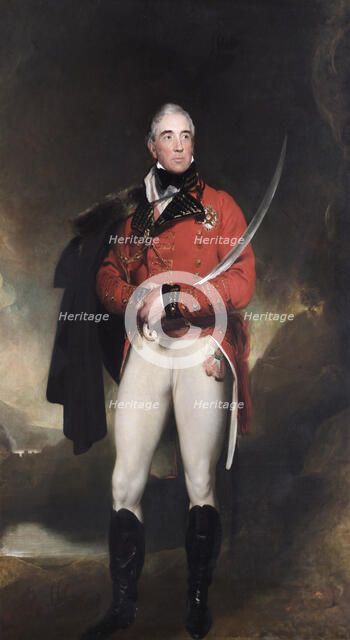 Portrait of Thomas Graham, Lord Lynedoch, British soldier, c1817.  Artist: Thomas Lawrence.