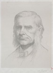 Portrait of Thomas Huxley (2nd Plate). Creator: Alphonse Legros (French, 1837-1911)