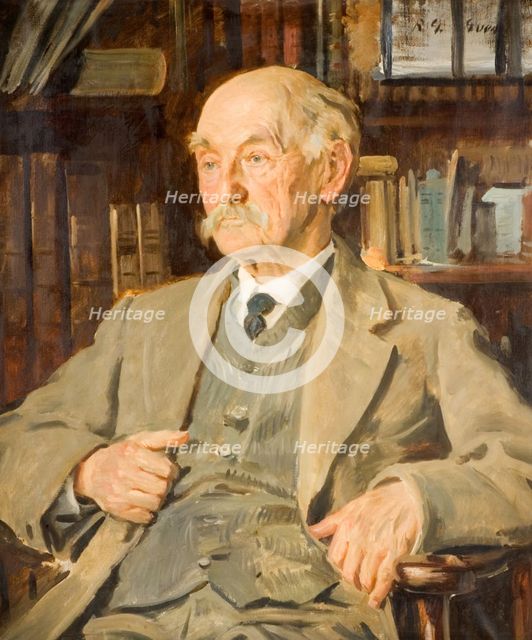 Portrait of Thomas Hardy (1840-1928), 1924.  Creator: Reginald Grenville Eves.
