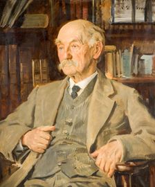 Portrait of Thomas Hardy (1840-1928), 1924. Creator: Reginald Grenville Eves
