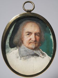 Portrait of Thomas Hobbes, c. 1660. Creator: Samuel Cooper (British, 1608/09-1672)