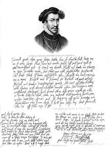 Portrait of Thomas Howard, 4th Duke of Norfolk, 1572, (1840)