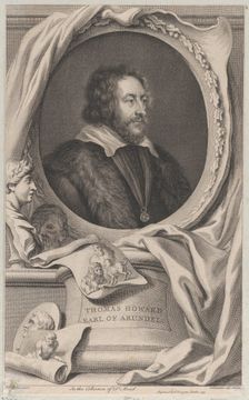 Portrait of Thomas Howard, Earl of Arundel and Surrey, 1733. Creator: Jacobus Houbraken