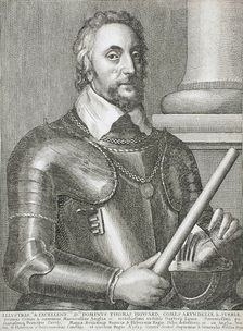 Portrait of Thomas Howard, Lord Arundel, 1646. Creator: Wenceslaus Hollar