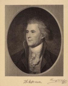 Portrait of Thomas Jefferson, 1901. Creator: Henry Wolf