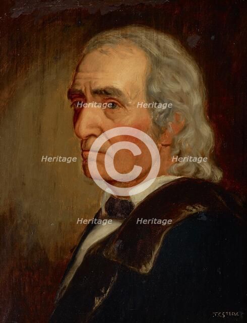 Portrait of Thomas Lakin, about 1873. Creator: Theodore Clement Steele.