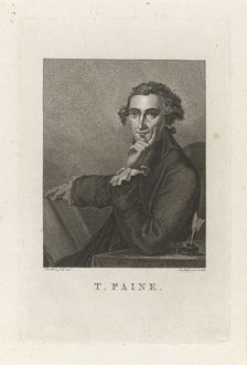Portrait of Thomas Paine (1737-1809) , 1792