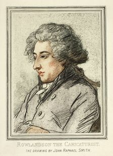Portrait of Thomas Rowlandson, from Reproductions of Drawings by Old Masters in the BM, 1894. Creator: After John Raphael Smith (English, 1751-1812)