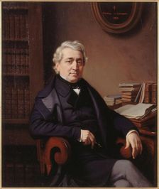 Portrait of Thomas Sauvage (1794-1877), playwright, 1850. Creator: Claudius Lavergne