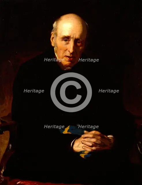Portrait of Thomas Vaughan, 1852. Creator: John Prescott Knight.