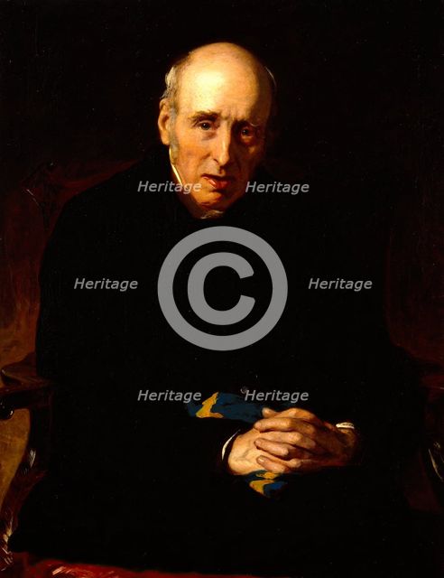 Portrait of Thomas Vaughan, 1852. Creator: John Prescott Knight.