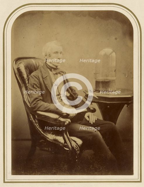 Portrait of Thomson, F.R.S., 1855. Creator: Maull & Polyblank.