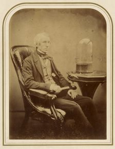 Portrait of Thomson, F.R.S., 1855. Creator: Maull & Polyblank