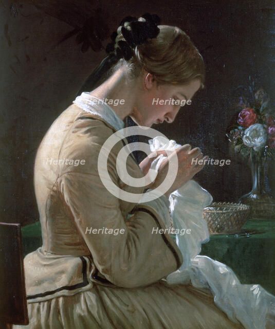 'Portrait of Thora Maria Borch', c1830-1873. Artist: Wilhelm Marstrand