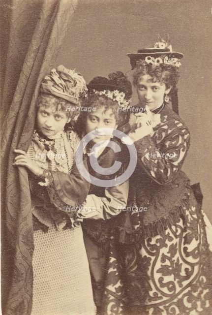 Portrait of Three Women, late 19th century. Creator: Unknown.