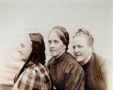 Portrait of three women, Russia, 1890s