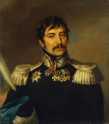 Portrait of Timofey D. Grekov (1770-1831), 1824. Creator: Workshop of George Dawe