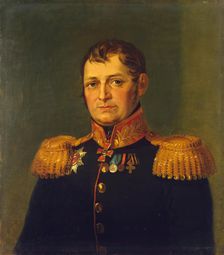 Portrait of Timofey I. Zbiyevsky, (1767-1828), 1830. Creator: Unknown