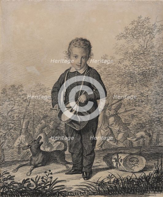Portrait of Timofey Korsakov, Early 1820s. Creator: Hampeln, Carl, von (1794-after 1880).