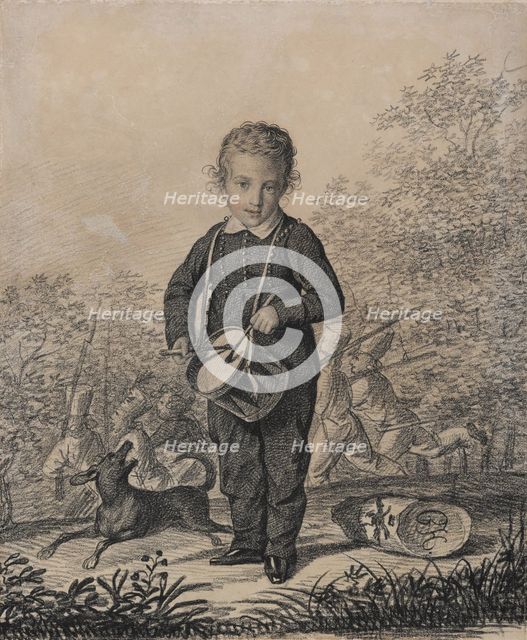 Portrait of Timofey Korsakov, Early 1820s. Creator: Hampeln, Carl, von (1794-after 1880).