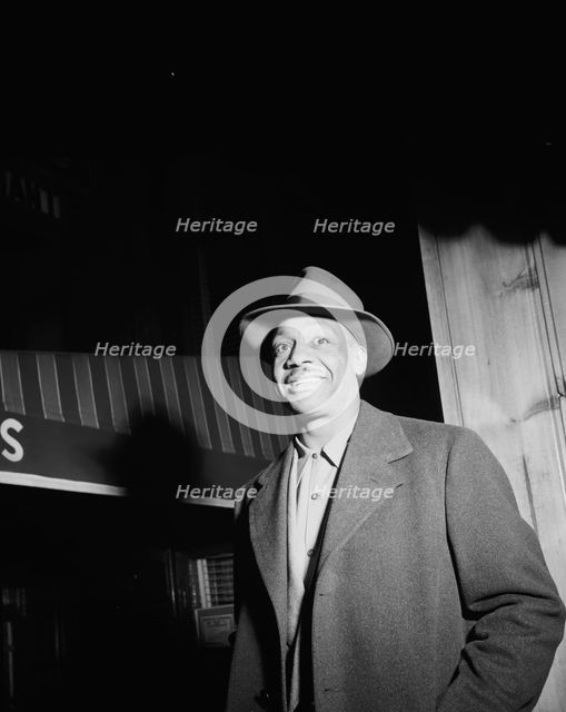 Portrait of Tiny Grimes, New York, N.Y.(?), ca. Jan. 1947. Creator: William Paul Gottlieb.