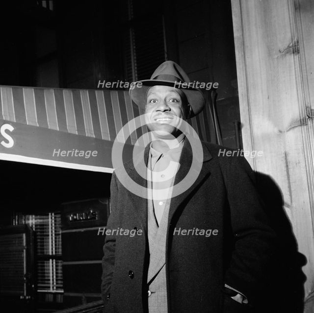 Portrait of Tiny Grimes, New York, N.Y.(?), ca. Jan. 1947. Creator: William Paul Gottlieb.