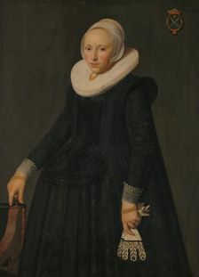 Portrait of Trijntje Tijsdr van Nooij (1606/07-1646), 1631. Creator: Anon