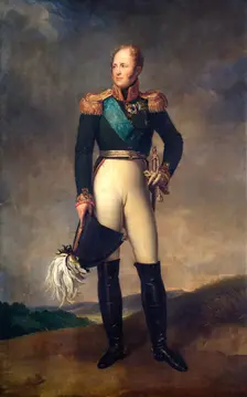 Portrait of Tsar Alexander I of Russia, 1817. Artist: Francois Pascal Simon Gerard
