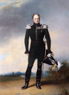 Portrait of Tsar Alexander I of Russia, 1825. Artist: George Dawe